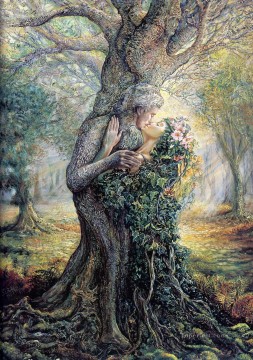  Geist Kunst - JW die Dryade und der Baum Geist fantastische